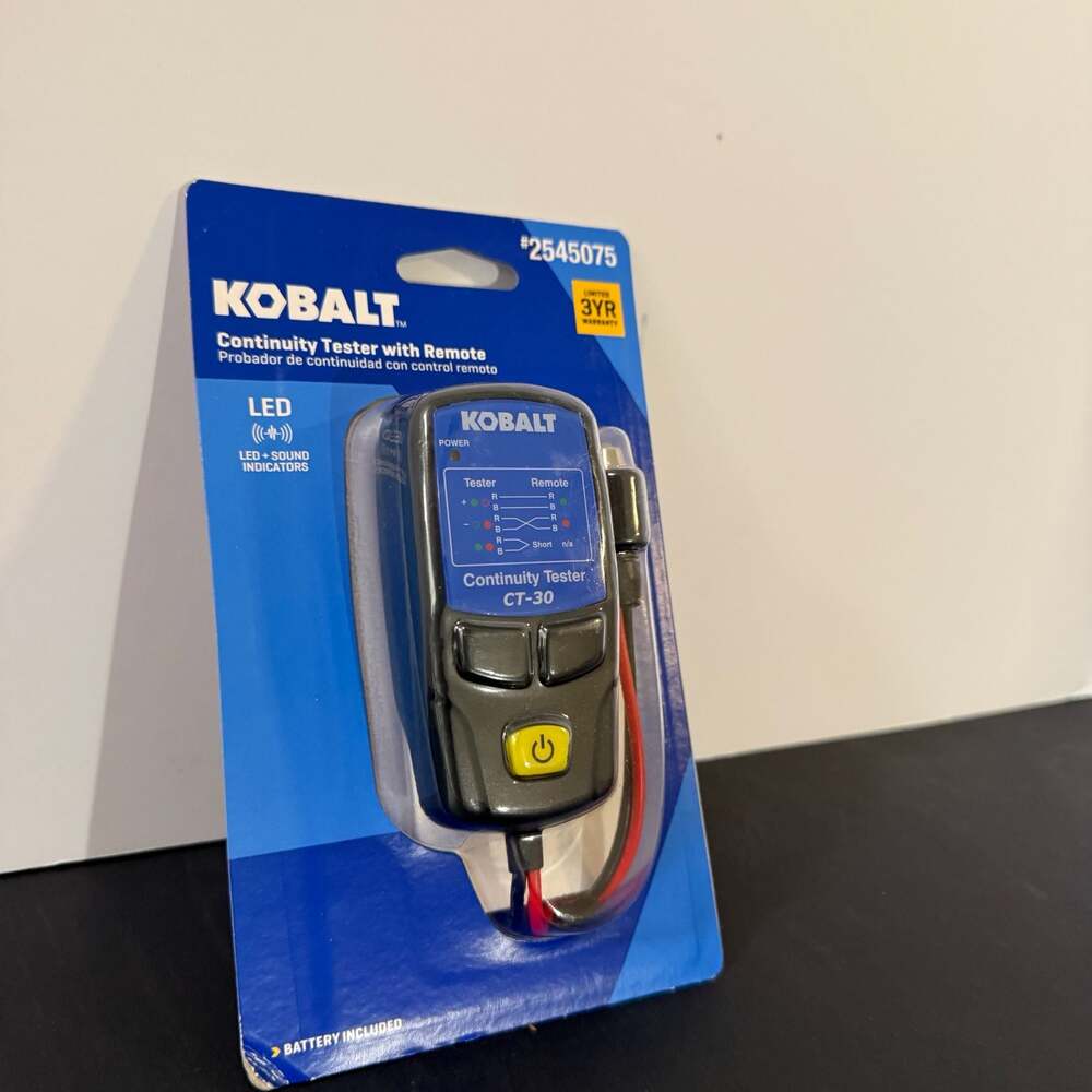 Kobalt Continuity Tester with Remote CT-30 Item #2545075‎ - Picture 2 of 7